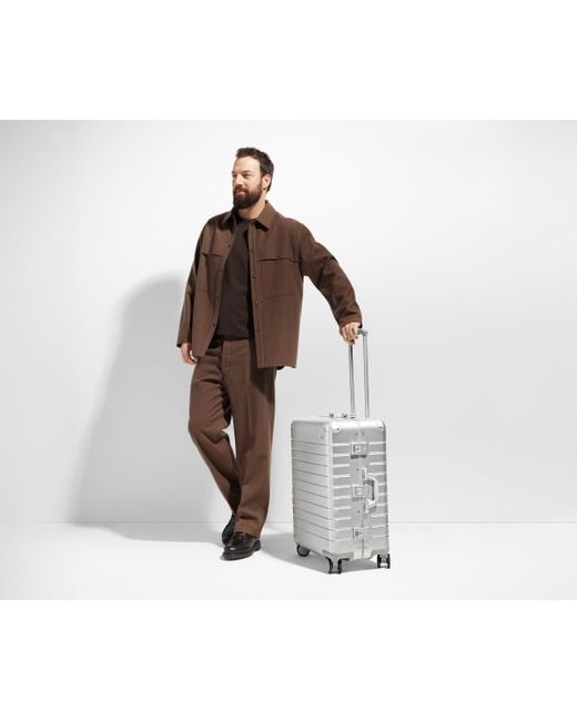 Away Travel Gray The Checked Suitcase: Aluminum Edition