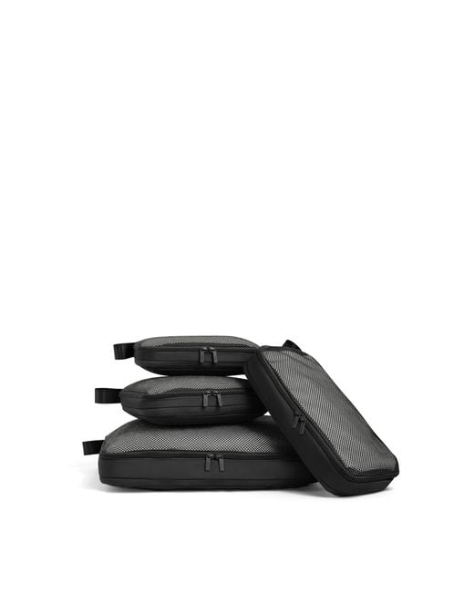 Away Travel Black Compression Packing Cubes