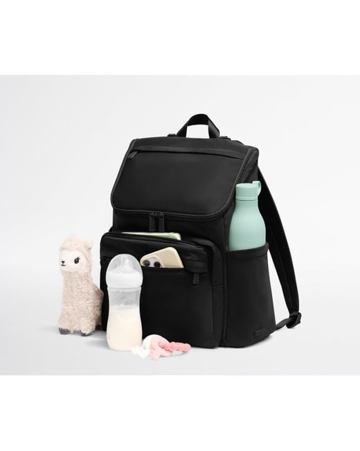 Away Travel Black Featherlight Diaper Backpack