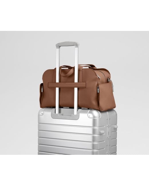 Away Travel Brown Leather Duffle