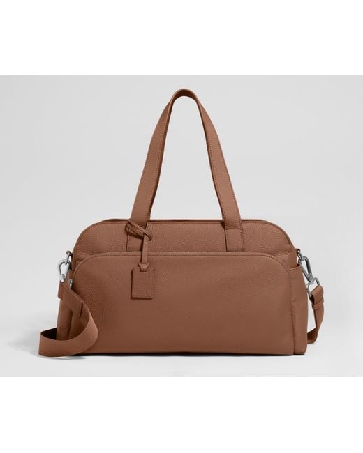 Away Travel Brown Leather Duffle