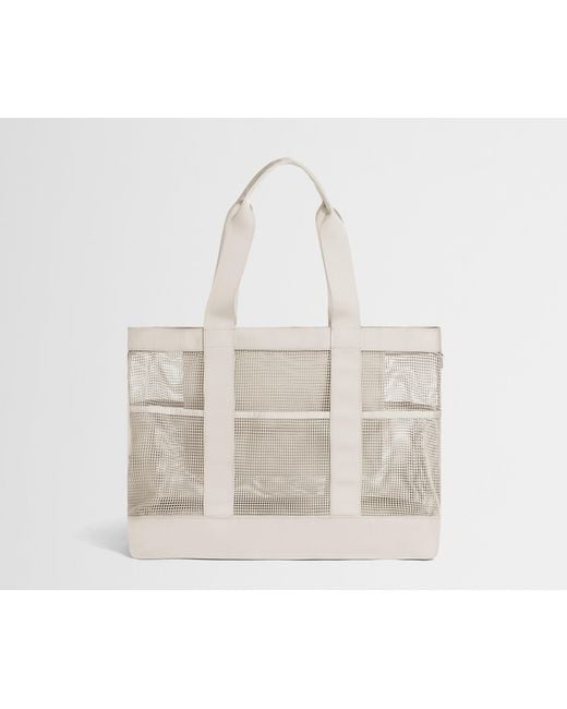 Away Travel White Beach Tote