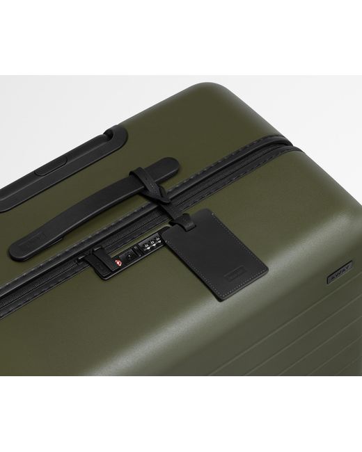 Away Travel Green The Checked Suitcase