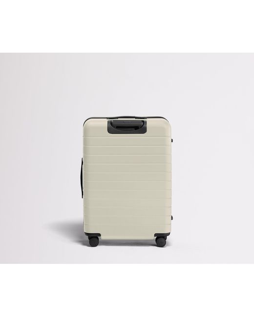 Away Travel Natural The Checked Flex Suitcase