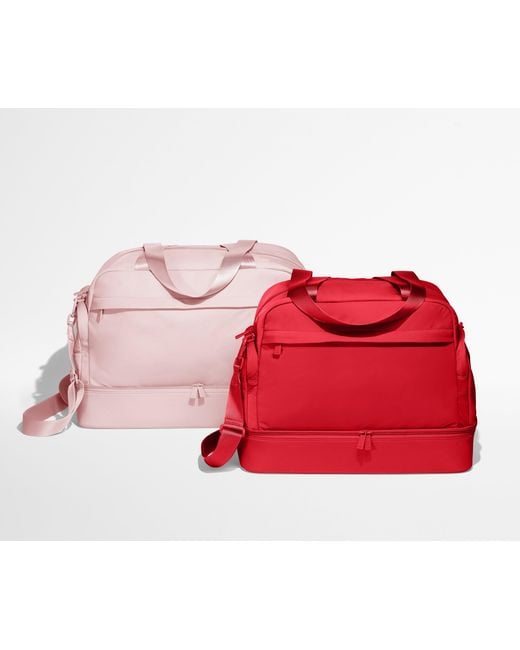 Away Travel Pink Featherlight Weekender