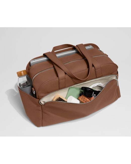 Away Travel Brown Leather Duffle