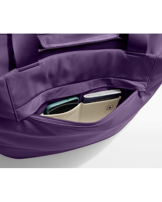 Away Travel Purple Large Featherlight Tote