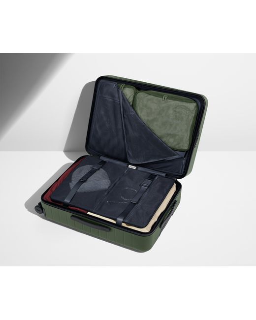 Away Travel Green The Checked Suitcase