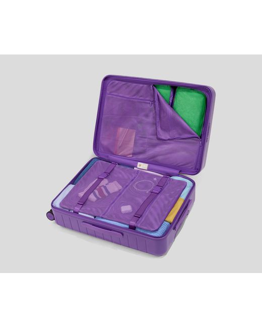 Away Travel Purple The Checked Suitcase
