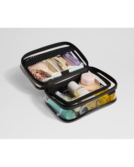 Away Travel Black Clear Toiletry Bag