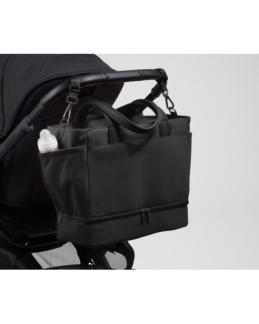 Away Travel Black The Double Diaper Tote
