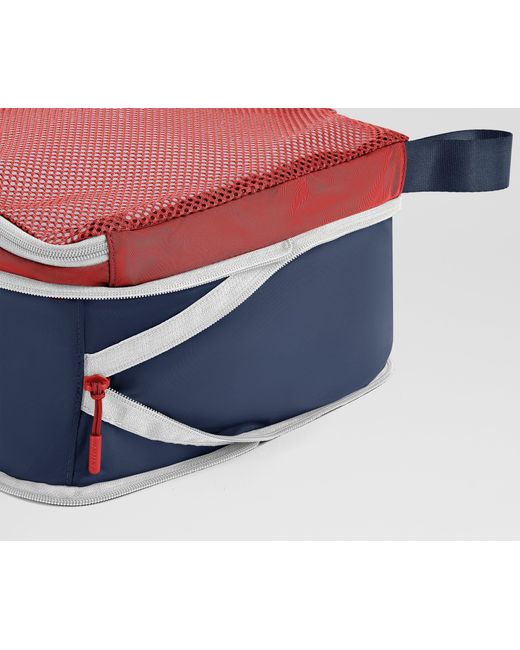 Away Travel Red Compression Packing Cubes