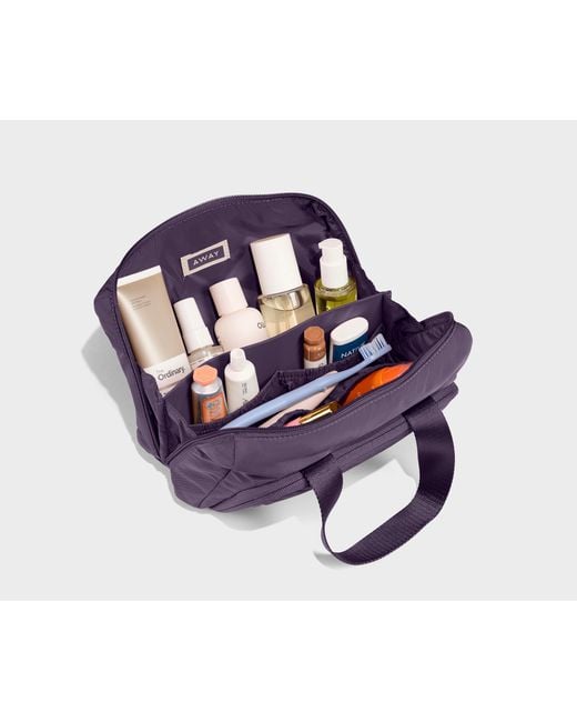 Away Travel Purple Featherlight Daily Cosmetic Case