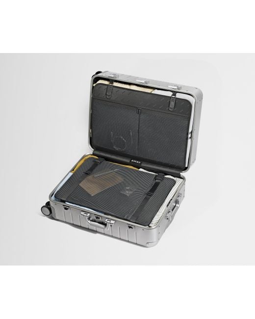 Away Travel Gray The Checked Suitcase: Aluminum Edition