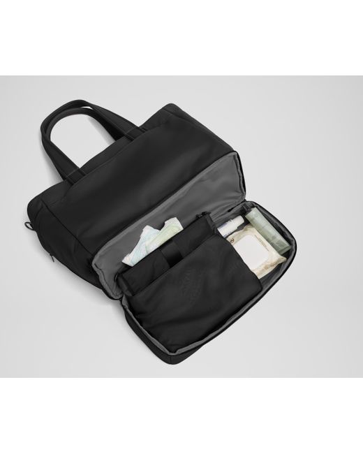 Away Travel Black The Double Diaper Tote