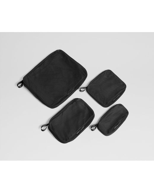 Away Travel Black Compression Packing Cubes