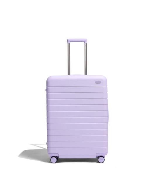 Away Travel Purple The Medium Checked Suitcase