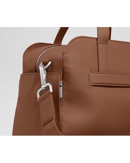 Away Travel Brown Leather Duffle