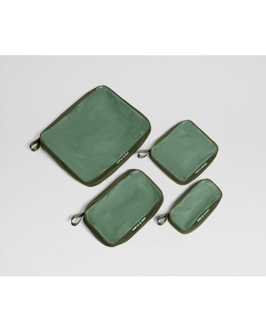 Away Travel Green Compression Packing Cubes