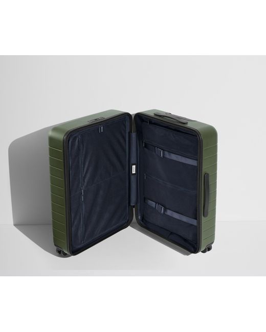 Away Travel Green The Checked Suitcase