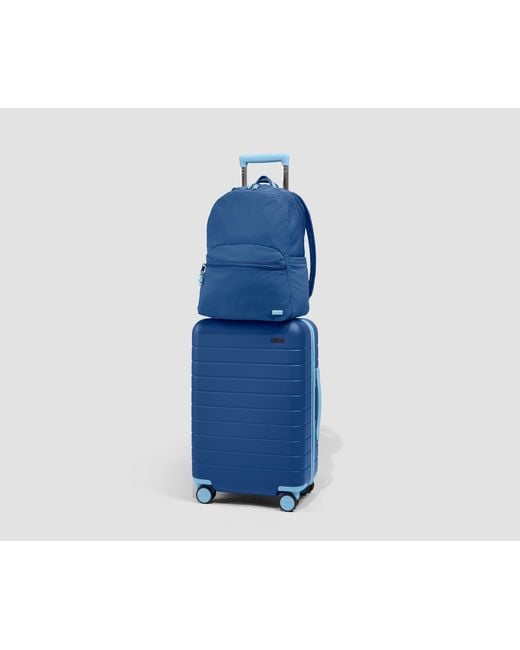 Away Travel Blue Featherlight Daily Backpack