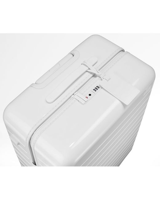 Away Travel White The Checked Suitcase