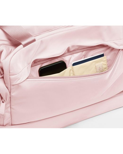 Away Travel Pink Featherlight Weekender