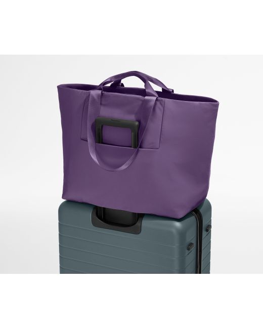 Away Travel Purple Large Featherlight Tote