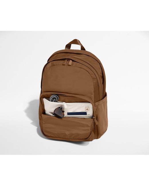 Away Travel Brown Large Featherlight Backpack