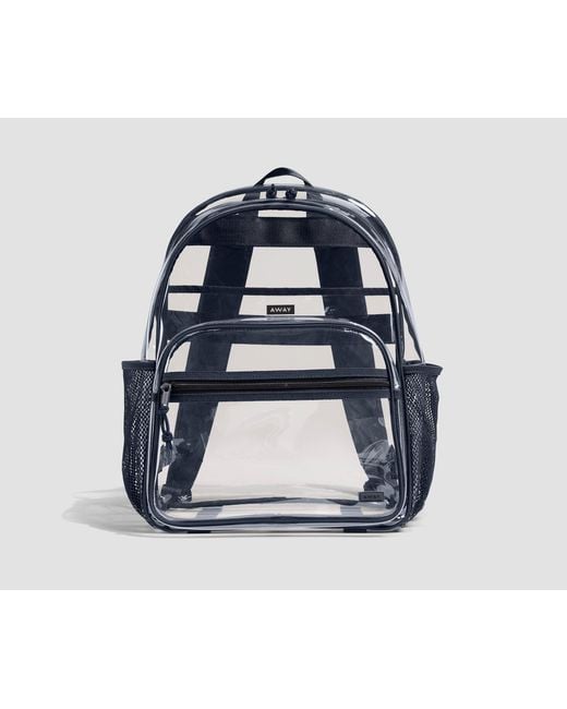 Away Travel Blue Clear Daily Backpack