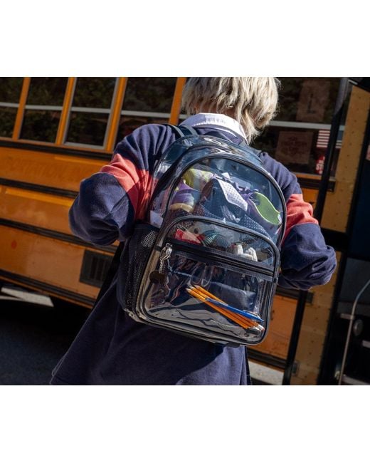 Away Travel Blue Clear Daily Backpack