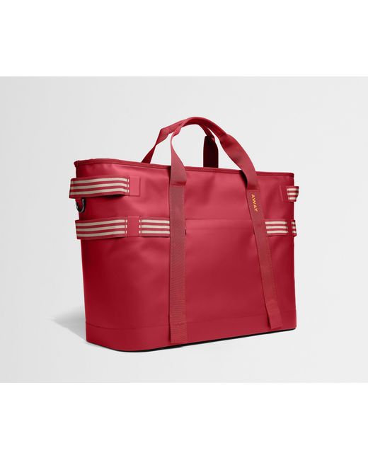 Away Travel Red Cooler Tote