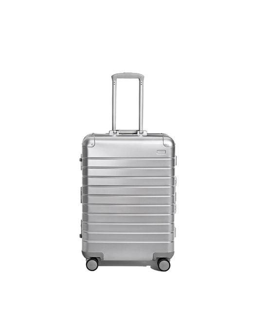 Away Travel Gray The Checked Suitcase: Aluminum Edition
