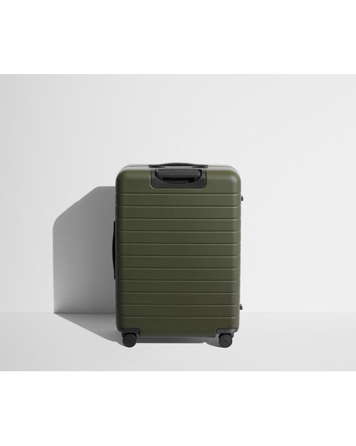 Away Travel Green The Checked Suitcase