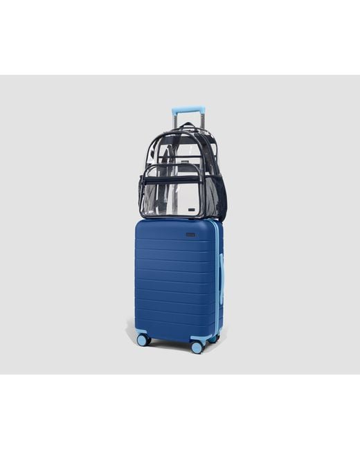 Away Travel Blue Clear Daily Backpack