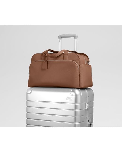 Away Travel Brown Leather Duffle