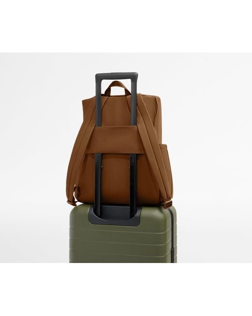 Away Travel Brown Featherlight Diaper Backpack