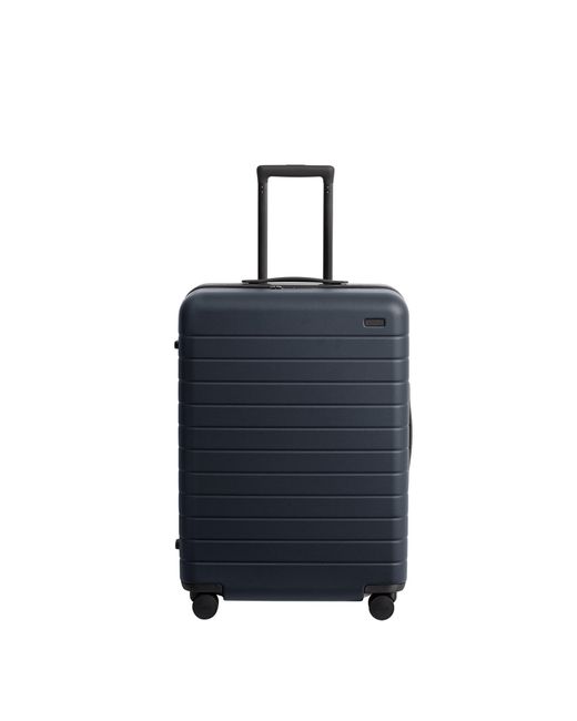 Away Travel Blue The Checked Suitcase