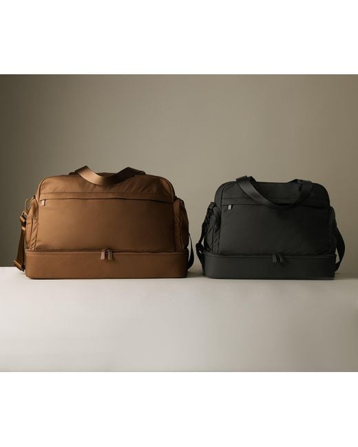 Away Travel Black Featherlight Overnight Bag
