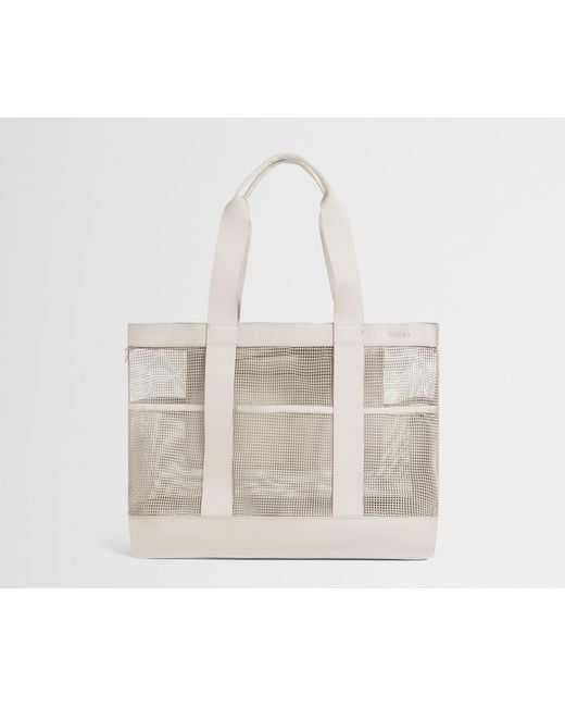 Away Travel White Beach Tote