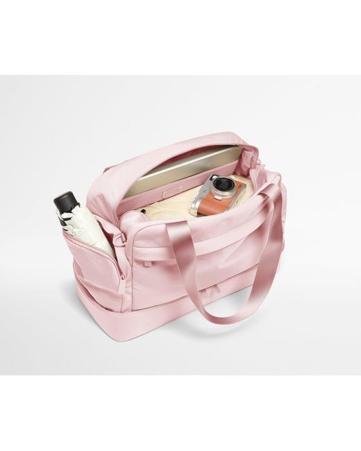 Away Travel Pink Featherlight Weekender