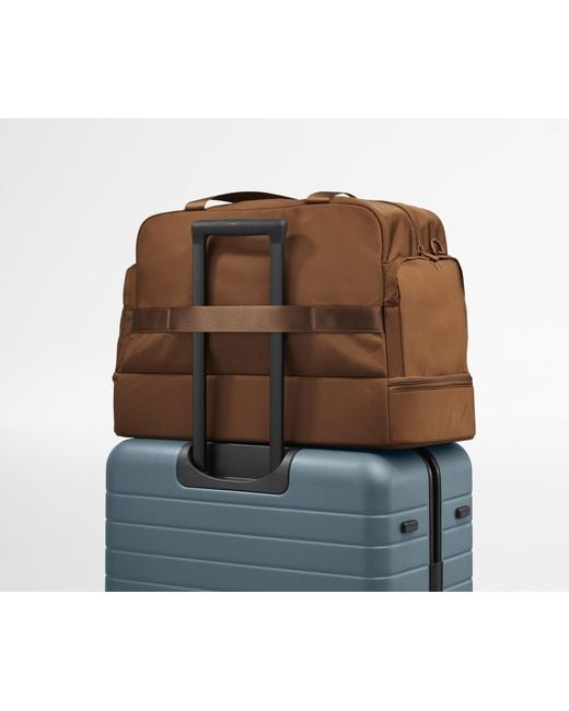 Away Travel Brown Featherlight Weekender
