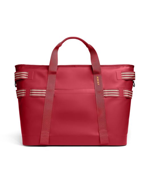 Away Travel Red Cooler Tote