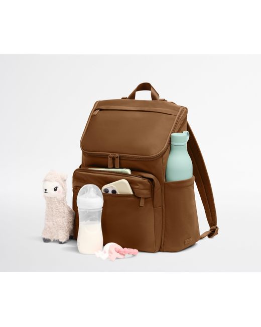 Away Travel Brown Featherlight Diaper Backpack