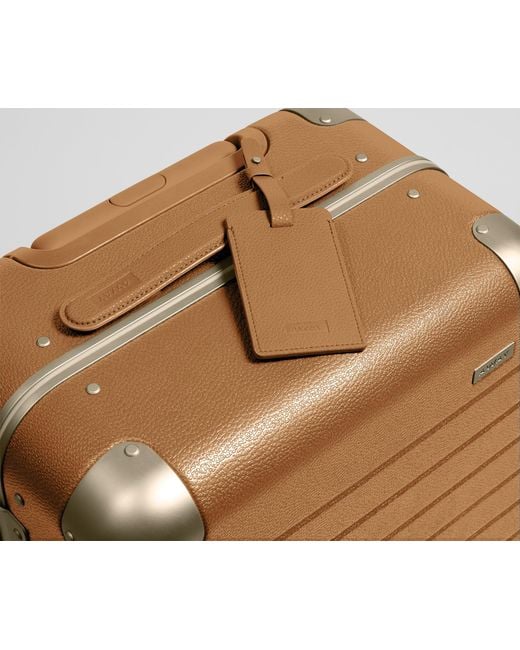 Away Travel Brown The Aluminum Edge Carry-On