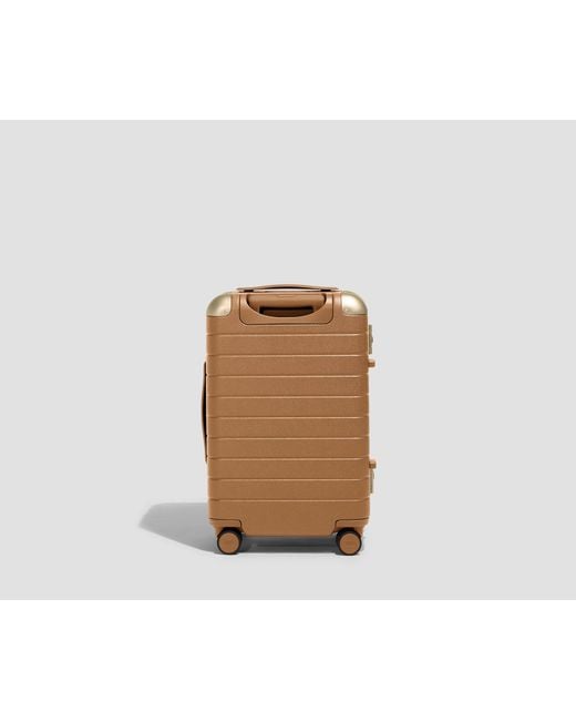 Away Travel Brown The Aluminum Edge Carry-On