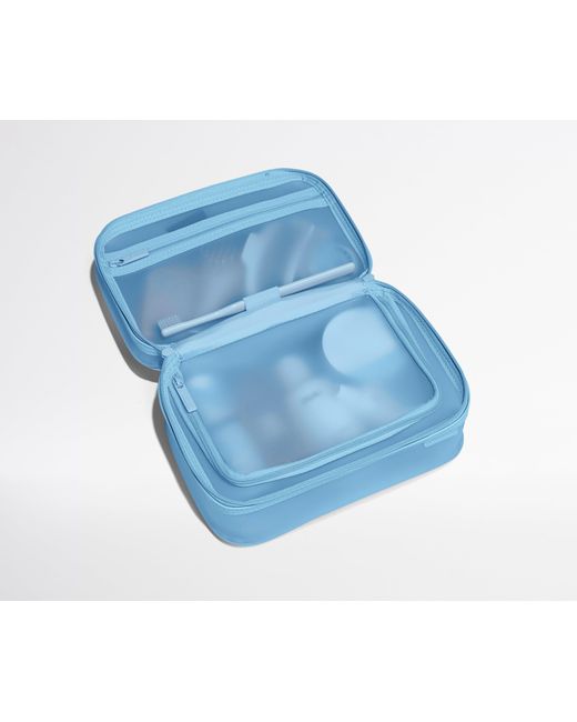 Away Travel Blue Clear Toiletry Bag