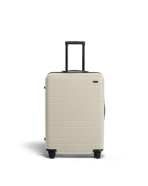 Away Travel Natural The Checked Suitcase