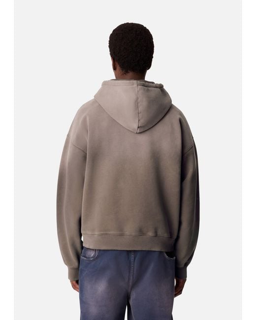 Axel Arigato Brown Gens Washed Hoodie for men