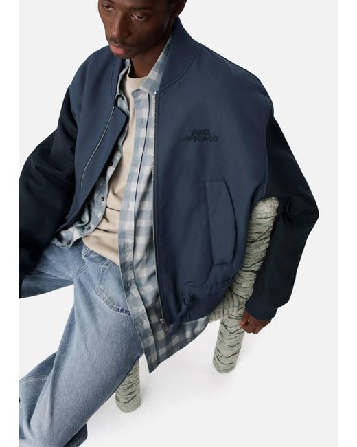 Axel Arigato Blue Archer Bomber Jacket for men